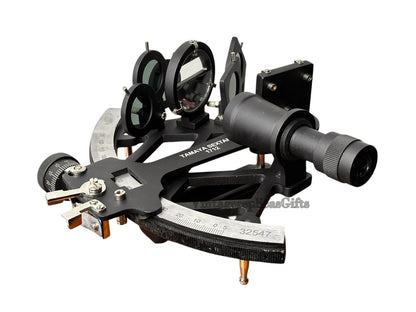 Tamaya Working Sextant - Astrolabe Ships Navigational Instrument with Wooden Box