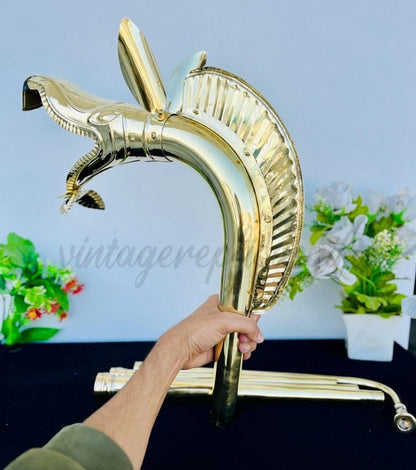 Brass Carnyx of Tintignac Celtic War Horn – fully playable wind sound