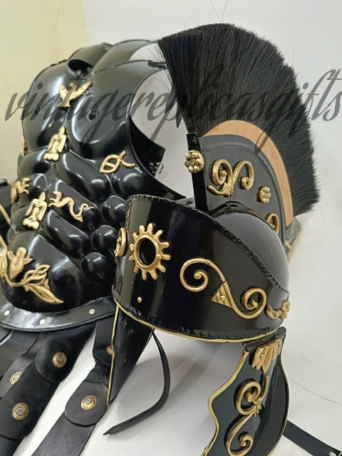Handmade Greek Gladiator Muscle Cuirass Armor Steel Chest Plate Medieval LARP