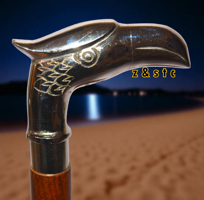 Solid Wood Walking Stick – Elegant Cane for Gentlemen & Ladies