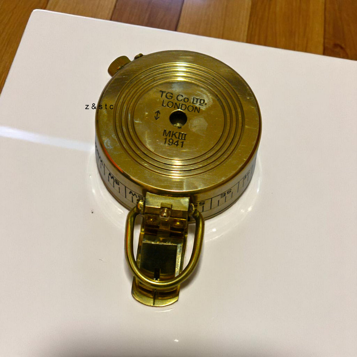 Solid Brass Working Compass Nautical Gift for Explorer or Traveler