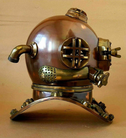Vintage Marine Diver’s Helmet – Antique Black Model