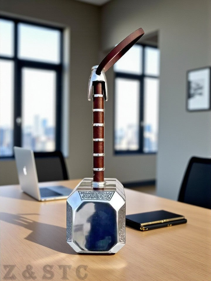 Silver Mjolnir Thor Hammer – 1/1 Scale Metal Replica | MCU Avengers Cosplay Prop