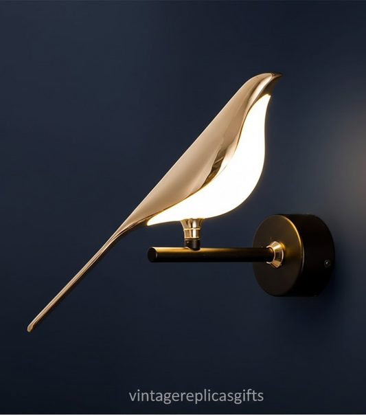 Designer Bird Pendant Light – Metal LED Fancy Light for Bedroom