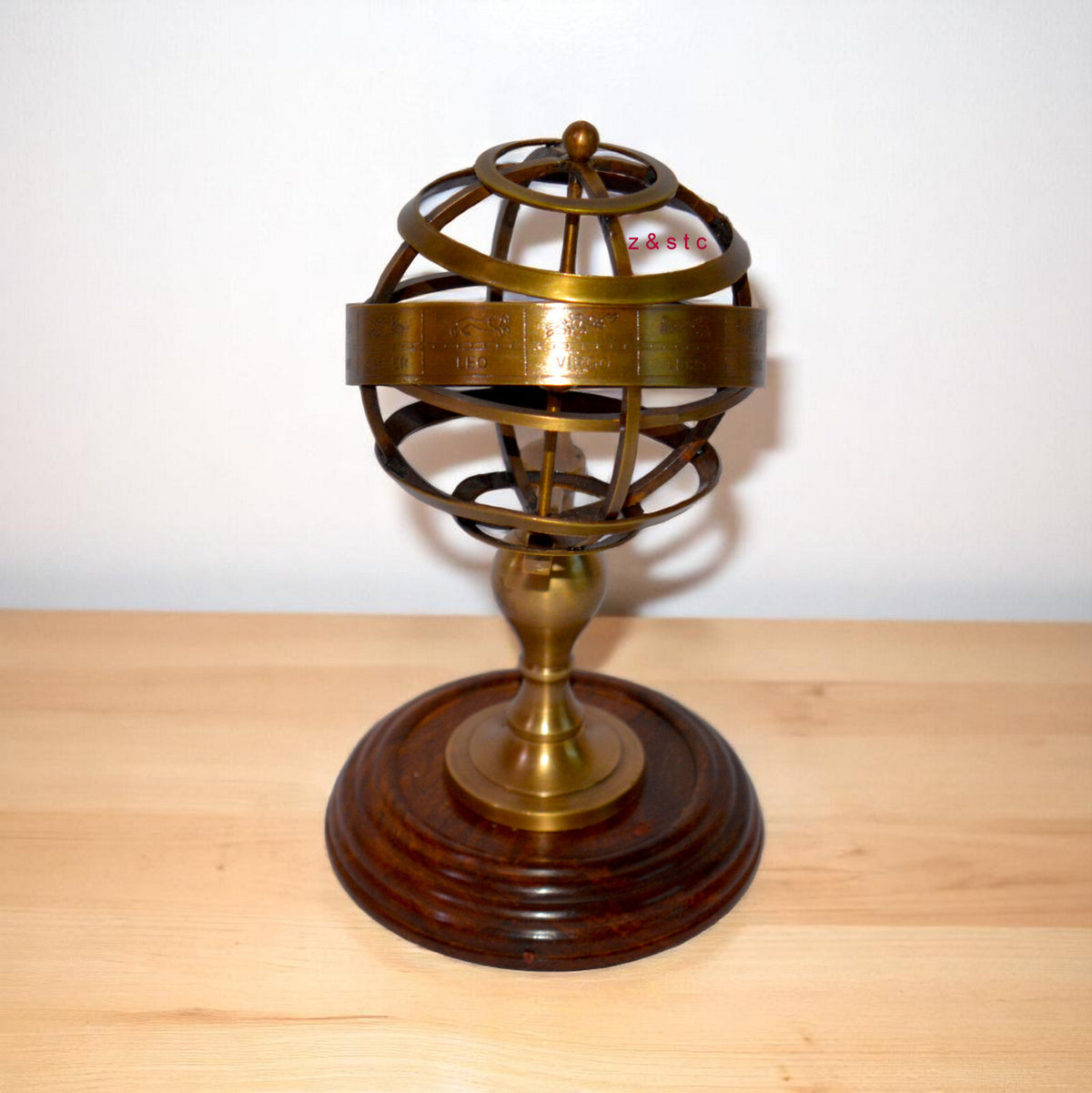 Decorative Brass Armillary  Nautical Celestial Sphere for Desk or Shelf