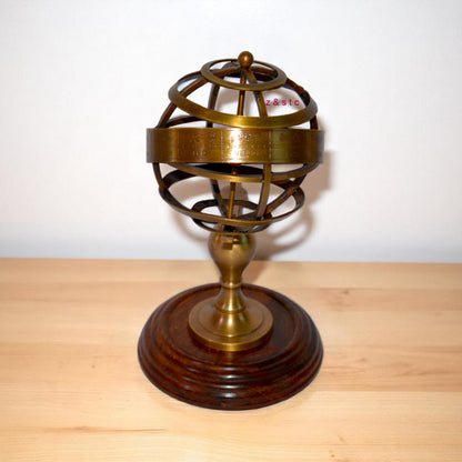 Decorative Brass Armillary  Nautical Celestial Sphere for Desk or Shelf