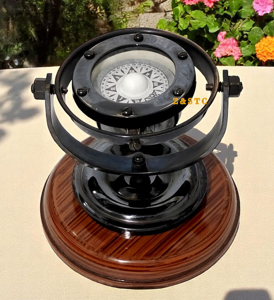 Antique Style Brass Compass – Working Nautical Pocket Compass