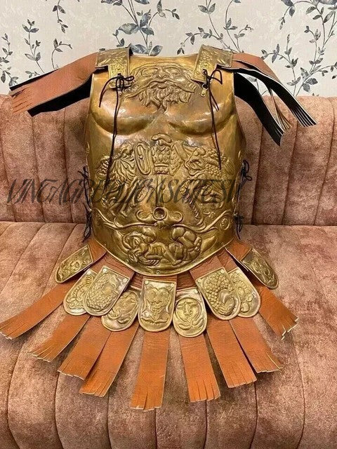 Medieval Roman Chest Armor Brass Big Eagle Armor Roman Cuirass Reenactment