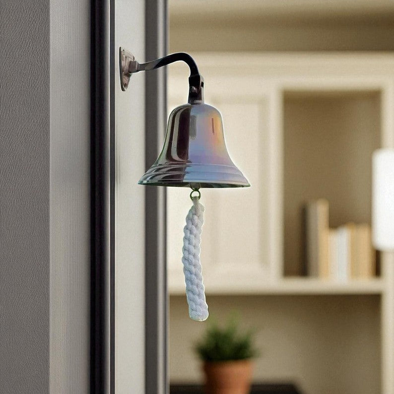 Nautical Brass Bell 11" – Maritime Wall Art & Collector’s Gift