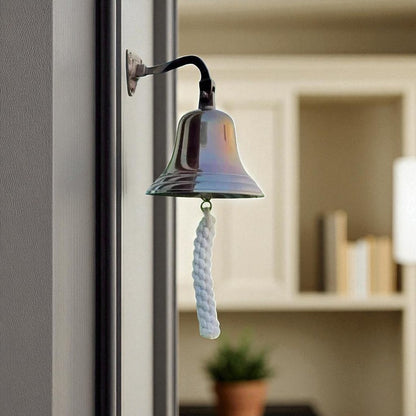 Nautical Brass Bell 11" – Maritime Wall Art & Collector’s Gift