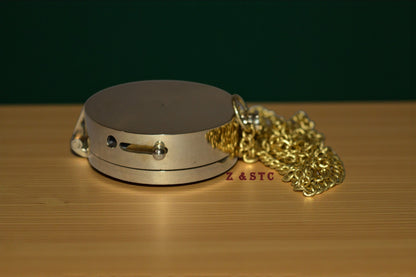 Vintage-Style Brass Compass – STV Lord Kelvin 1824–1907 Engraved Collectible