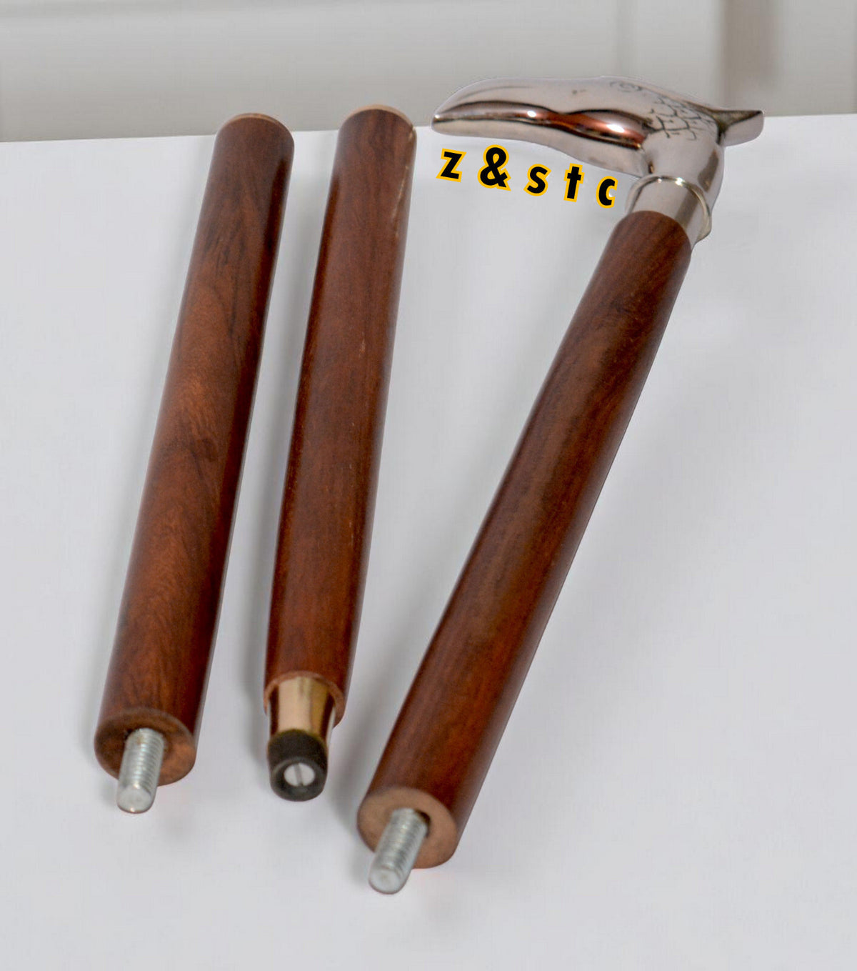 Solid Wood Walking Stick – Elegant Cane for Gentlemen & Ladies