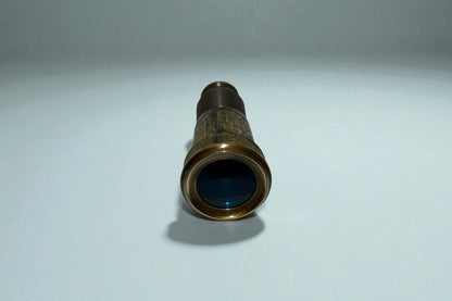 Victorian Nautical Spyglass Brass Telescope w/ Antique Finish & Medieval Design