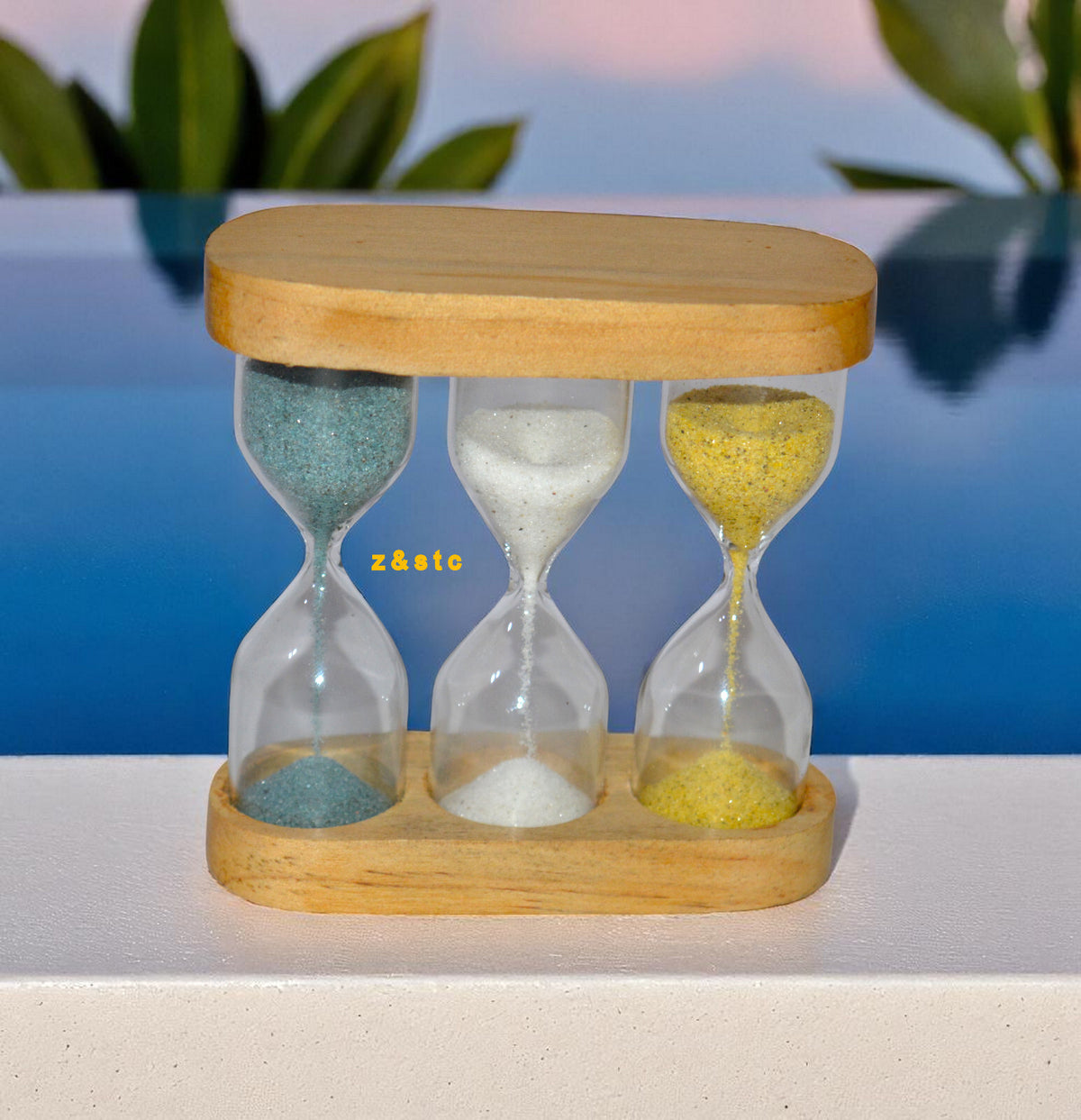 Multifunctional 3-in-1 wooden Sand Hourglass Time Management Gift Set