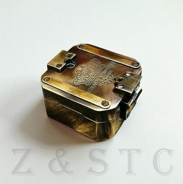 Unique Brass Solar Compass with Sundial – Vintage Marine & Pirate Ship Gift
