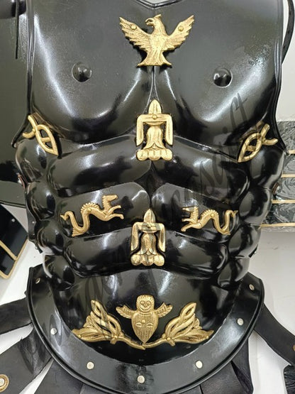 Handmade Greek Gladiator Muscle Cuirass Armor Steel Chest Plate Medieval LARP