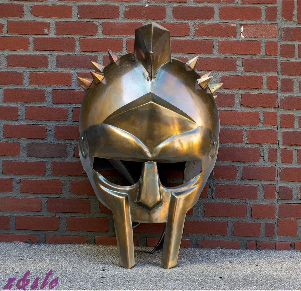 Ancient Greek Maximus Helmet Spartan Gladiator Armor 300 Movie Replica
