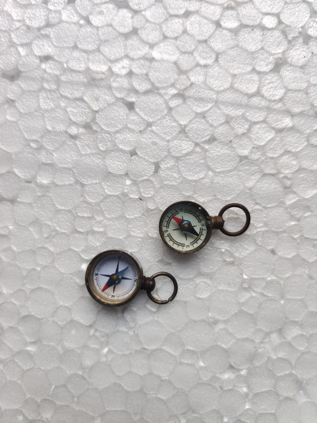 Vintage Handmade Brass mini compass gift lot of 400 pieces Black & Bronze