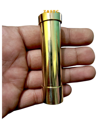 Handcrafted Brass Kaleidoscope – Vintage Nautical Style, Collectible Gift