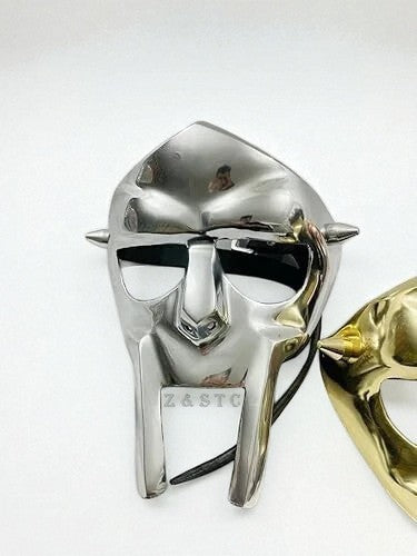 Set of 3 MF DOOM Style Gladiator Masks | Halloween Cosplay Headwear