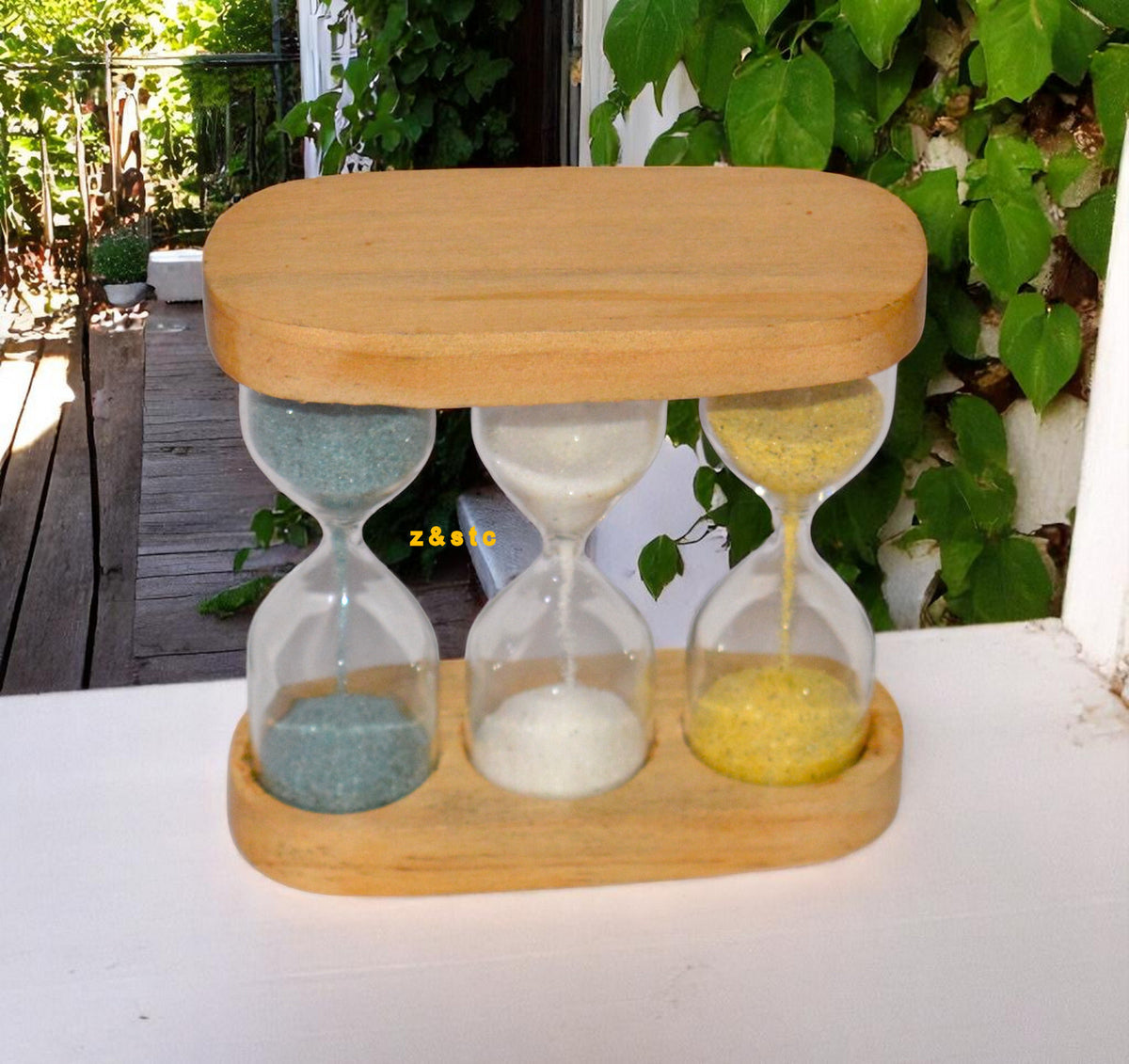 Multifunctional 3-in-1 wooden Sand Hourglass Time Management Gift Set