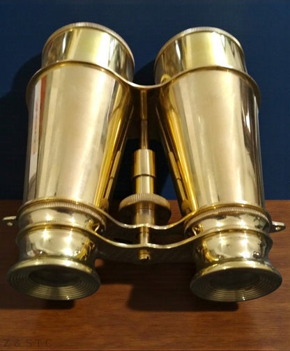Handmade Brass Binocular 6" – Antique Look Nautical Decor & Collector’s Gift