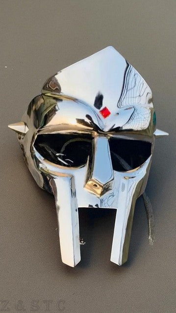 Halloween Medieval Steel Mask | Adult Cosplay Warrior Face Armor