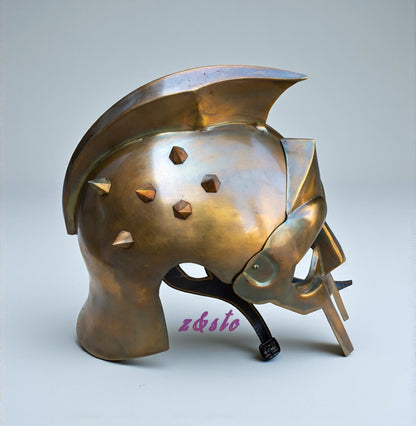 Ancient Greek Maximus Helmet Spartan Gladiator Armor 300 Movie Replica